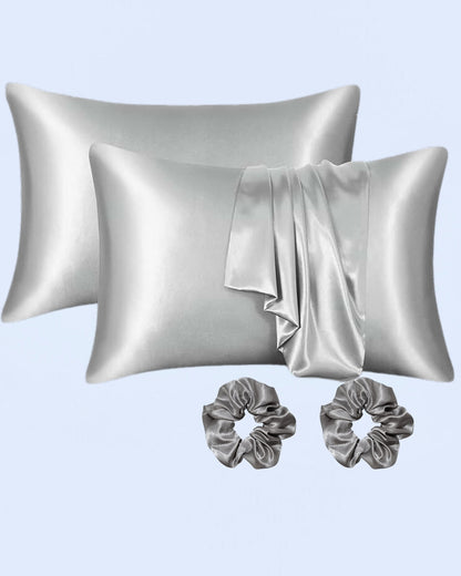❤️İpek dokulu saten yastık kılıfı 2 adet  saten toka saç ve cilt onarıcı  50 x 70 cm 8 RENK❤️