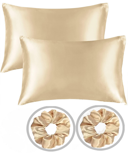 ❤️İpek dokulu saten yastık kılıfı 2 adet  saten toka saç ve cilt onarıcı  50 x 70 cm 8 RENK❤️