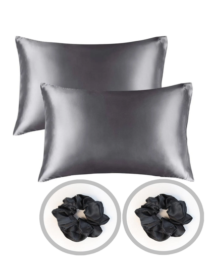 ❤️İpek dokulu saten yastık kılıfı 2 adet  saten toka saç ve cilt onarıcı  50 x 70 cm 8 RENK❤️