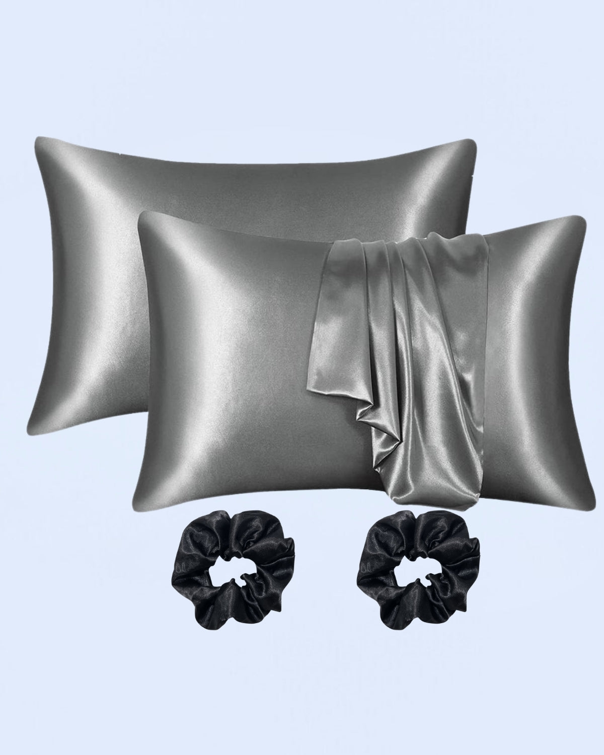 ❤️İpek dokulu saten yastık kılıfı 2 adet  saten toka saç ve cilt onarıcı  50 x 70 cm 8 RENK❤️