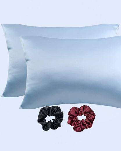 ❤️İpek dokulu saten yastık kılıfı 2 adet  saten toka saç ve cilt onarıcı  50 x 70 cm 8 RENK❤️