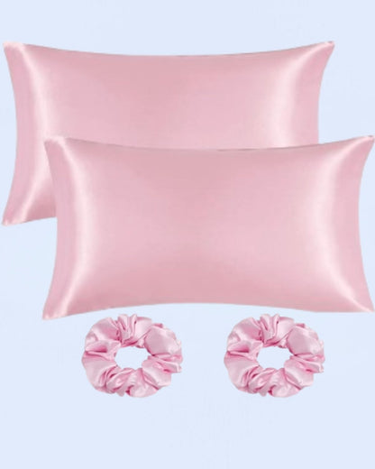 ❤️İpek dokulu saten yastık kılıfı 2 adet  saten toka saç ve cilt onarıcı  50 x 70 cm 8 RENK❤️