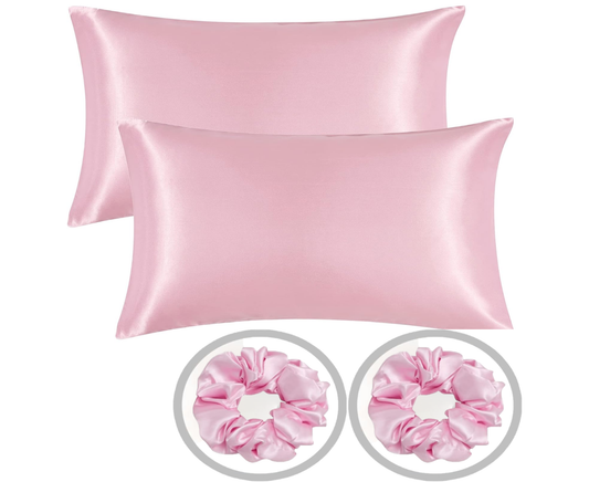 ❤️İpek dokulu saten yastık kılıfı 2 adet  saten toka saç ve cilt onarıcı  50 x 70 cm 8 RENK❤️