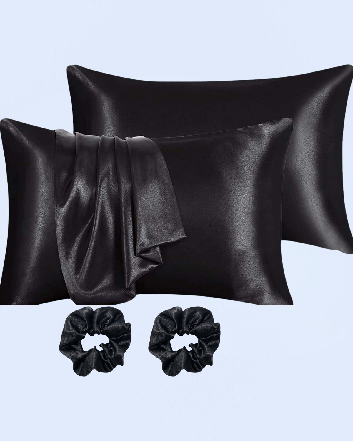 ❤️İpek dokulu saten yastık kılıfı 2 adet  saten toka saç ve cilt onarıcı  50 x 70 cm 8 RENK❤️